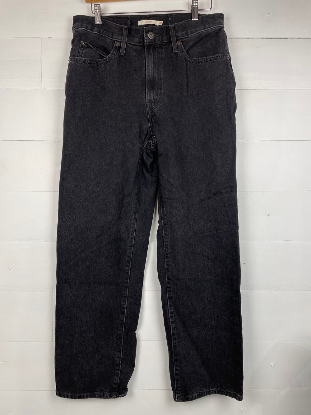 Levi's '94 Baggy Jeans Open Mind Faded Black Gray Denim 30x31 A3510-0000